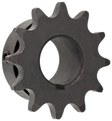 Martin Roller Chain Sprocket, Bored-to-Size, Type B Hub, Single Strand, 41 Chain Size, 0.5