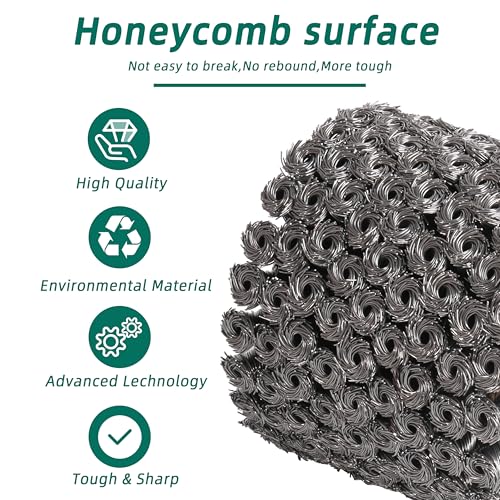 Image of 4.7 inchx 4 inch Twisted Steel Wire Wheel Multi Surface Texturing, 0.02 inch Wire Brush Drum Surface Conditioning Tool for Metal Surface Polishing Grinding Removing Rust-3 /4 Quad Keyway
