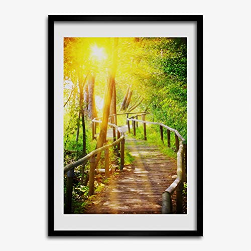 Chemin dans la forêt tableau Tulup 50x70 pour habiller un mur vide