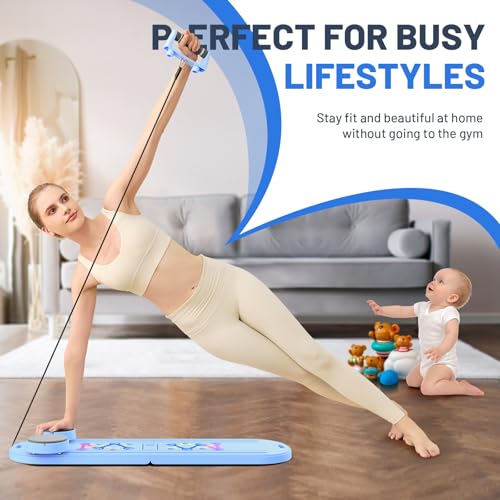 Pilates Board, Newest Multi-Purpose Portable Pilates Reformer Machine for Home, Foldable at Home Pilates Kit, Pilates Board for Home Workout Fitness Exercise, Abs, Pilates Equipment - Image 4