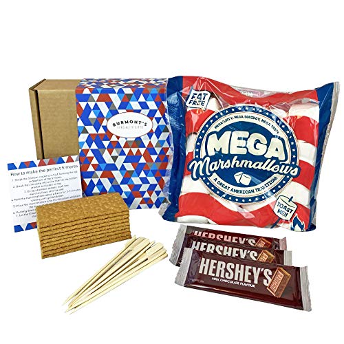 Marshmallow S'mores Ultimate Hamper - Everything You Need To Make Luxury American S'mores - Hamper Exclusive To Burmont's