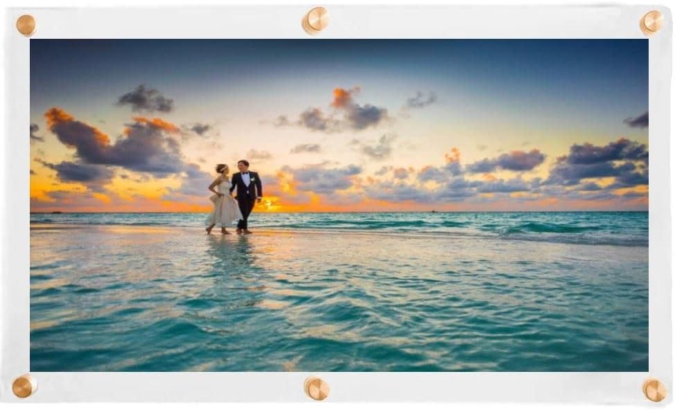 (24" x 36") Clear Acrylic Wall Mount Floating Picture