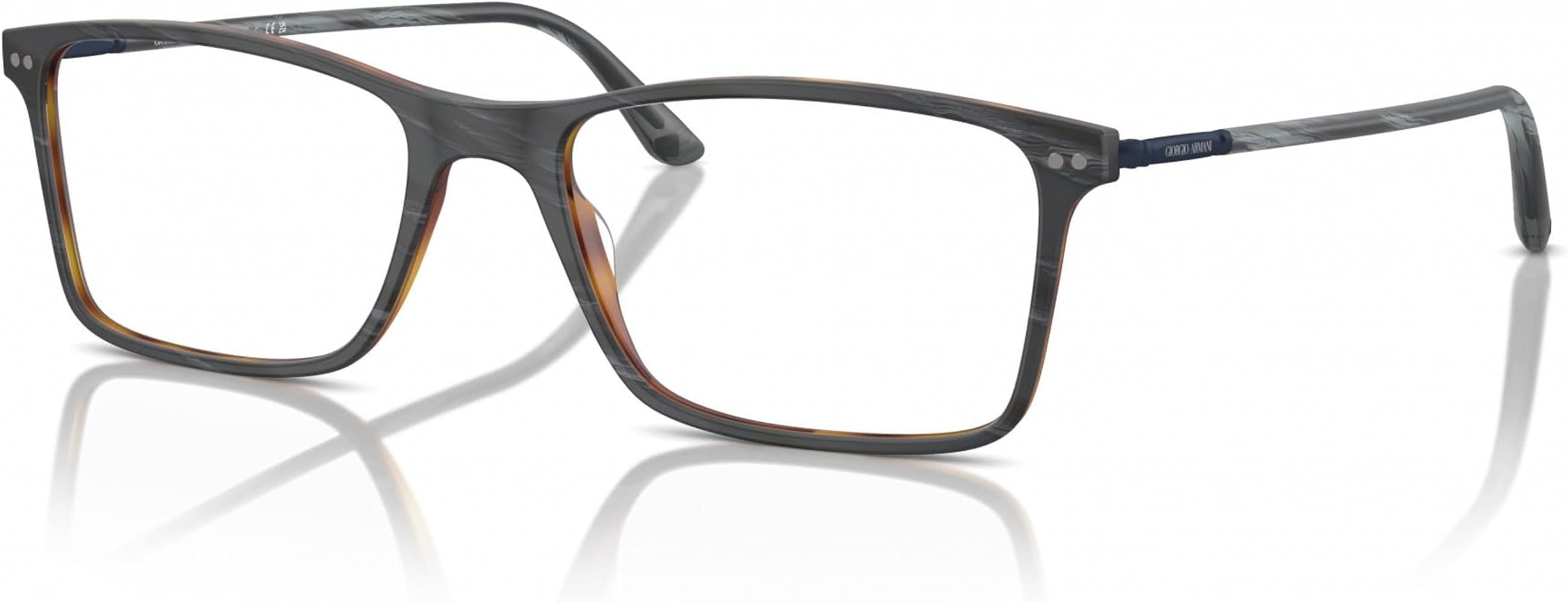 GIORGIO ARMANI AR7037-5570 Eyeglass Frame 55mm at Amazon Men's