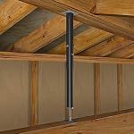 Akron Adjustable Floor Jack (Model C-3), Akron Jacks Floor Jacks, Telescoping Jack For Temporary Support, Size Range 1'7"-3' - Image 6