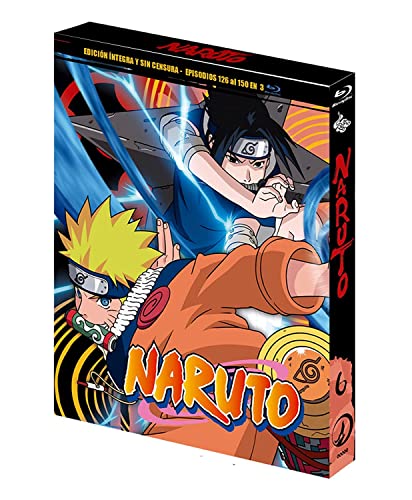 Naruto box 6 episod.126-150 BD - Intégrale Blu-ray en coffret collector
