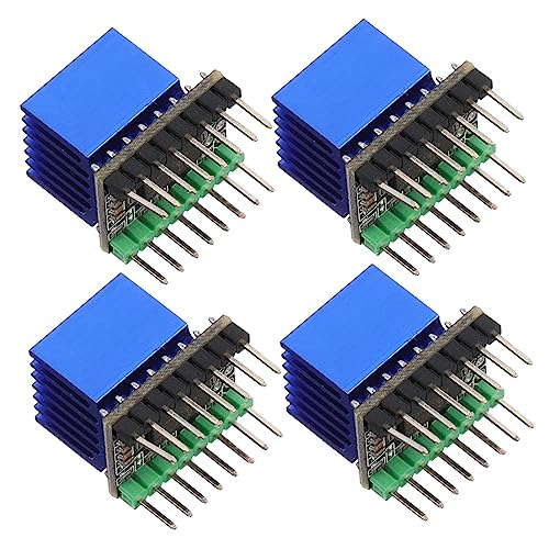 HEALSOPTHY 4sets Stepper Motor Driver Microstepping for Printer Controller Motherboard Heat Sink for