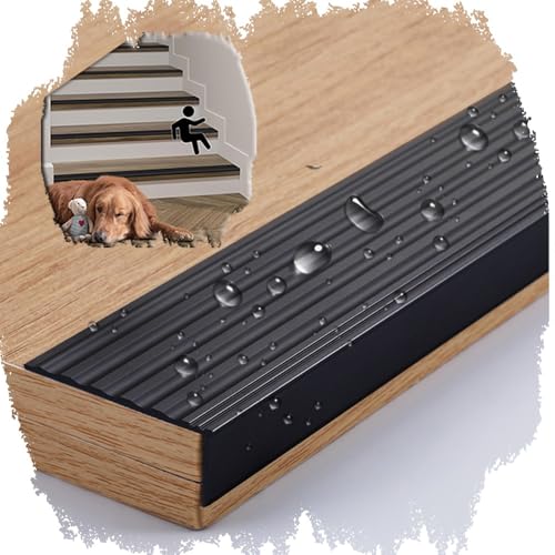 Nez de marche en aluminium 122 cm bordure antidérapante escalier marche