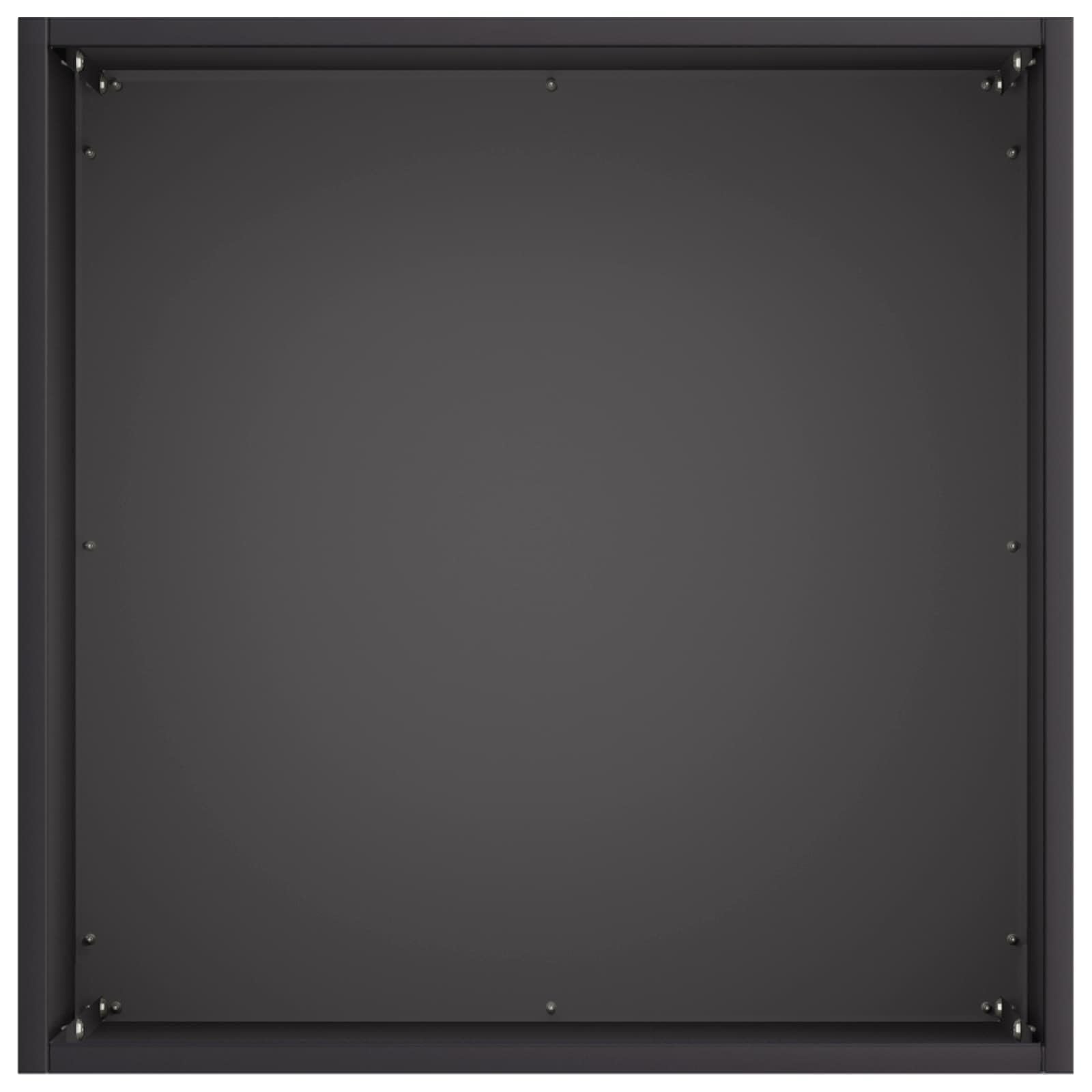 Genérico Macetero de Jardín Negro 45 x 45 x 45 cm Acero Laminado en frío,Casa y jardín,Maceteros y jardineras,5.56 kg-8004966