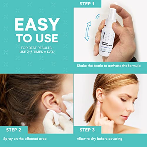Swiftalyn Piercing Aftercare Spray To Shrink Clean And Heal New, Red & Angry Piercings And Piercings Bumps Fine Mist Travel Size - 30Ml #TOP2