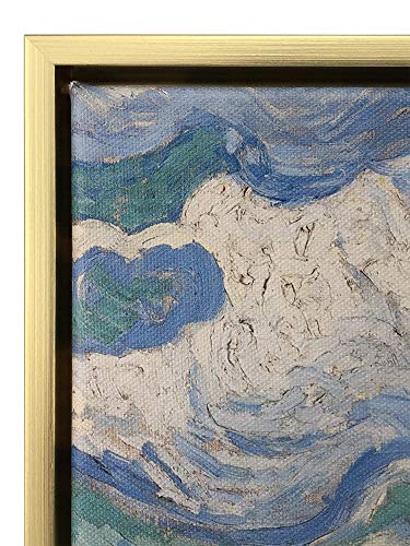 Wieco Art VAN0006-3040-GF-NEW Framed Wall Art Canvas Prints Of Wheat Field thumb #5