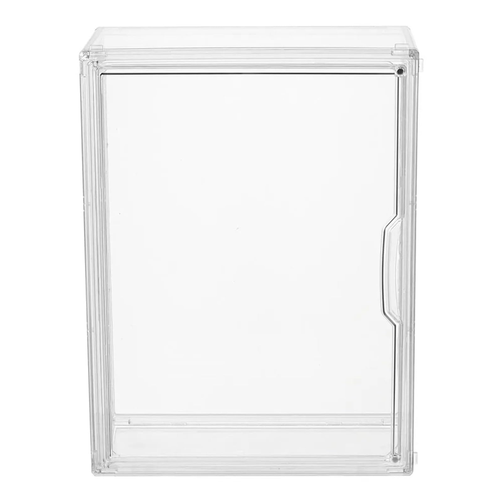 Transparente Vitrine Transparente Vitrine mit 3 Ebenen zur Wandmontage | Box Doll Frame Blind Box Aufbewahrungsregal