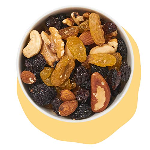 Kultsnack Premium Studentenfutter - Nuss Frucht Beeren Mischung - Mix mit Extra Großen Nüssen und Beeren - Ohne Zucker und Ungeschwefelt - Snack Mix für Büro und Schule (Vegan, Glutenfrei)(1000 g) Cover