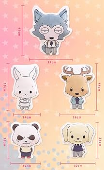 Amazon.co.jp: ビースターズ BEASTARS ぬいぐるみ 抱き枕 クッション