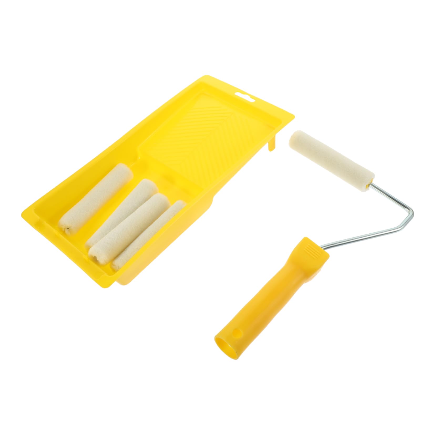 Homoyoyo 4ensembles Kit De Peinture Complet Support Et Plateau Pour Décoration Intérieure Murs Et Meubles Polyvalent Outils De Peinture