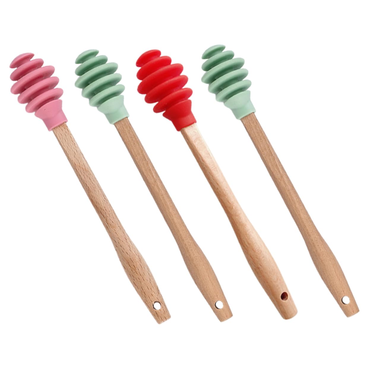 Unomor Honey Scoop Honey Stirring Tools Wood Honey Sticks Honey Sticks Wooden
