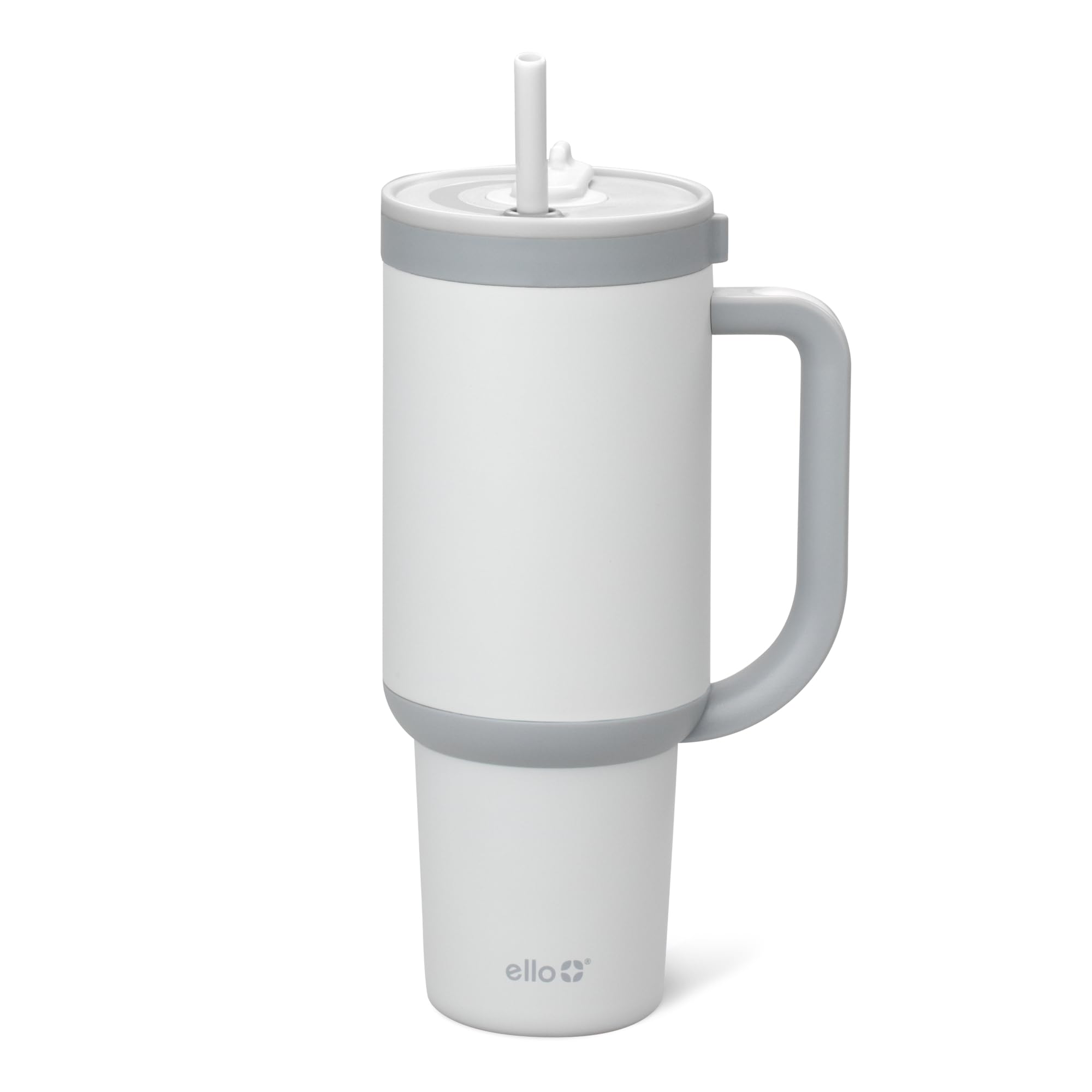 Ello Oasis 40 oz Tumbler with Handle & Retracting Straw | Reusable Insulated Stainless Steel Cup 100% Leakproof, Gifts for Teens Women Men | Keeps