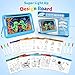 LED Drawing Board, Magic Kids Toys for Boys 4-6, Christmas Birthday Gifts, Light Up Tracing Pad, 9 Double-Sided Cards, 6 Markers, Glow in The Dark Doodle Writing Tablet, Learning Toy Arts Crafts Kits