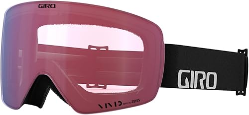 Miniatura 10 de Giro Contour RS Asian Fit - Gafas de esquí para hombres y mujeres, cambio rápido magnético con 2 lentes VIVID, tecnología de ventilación antivaho -