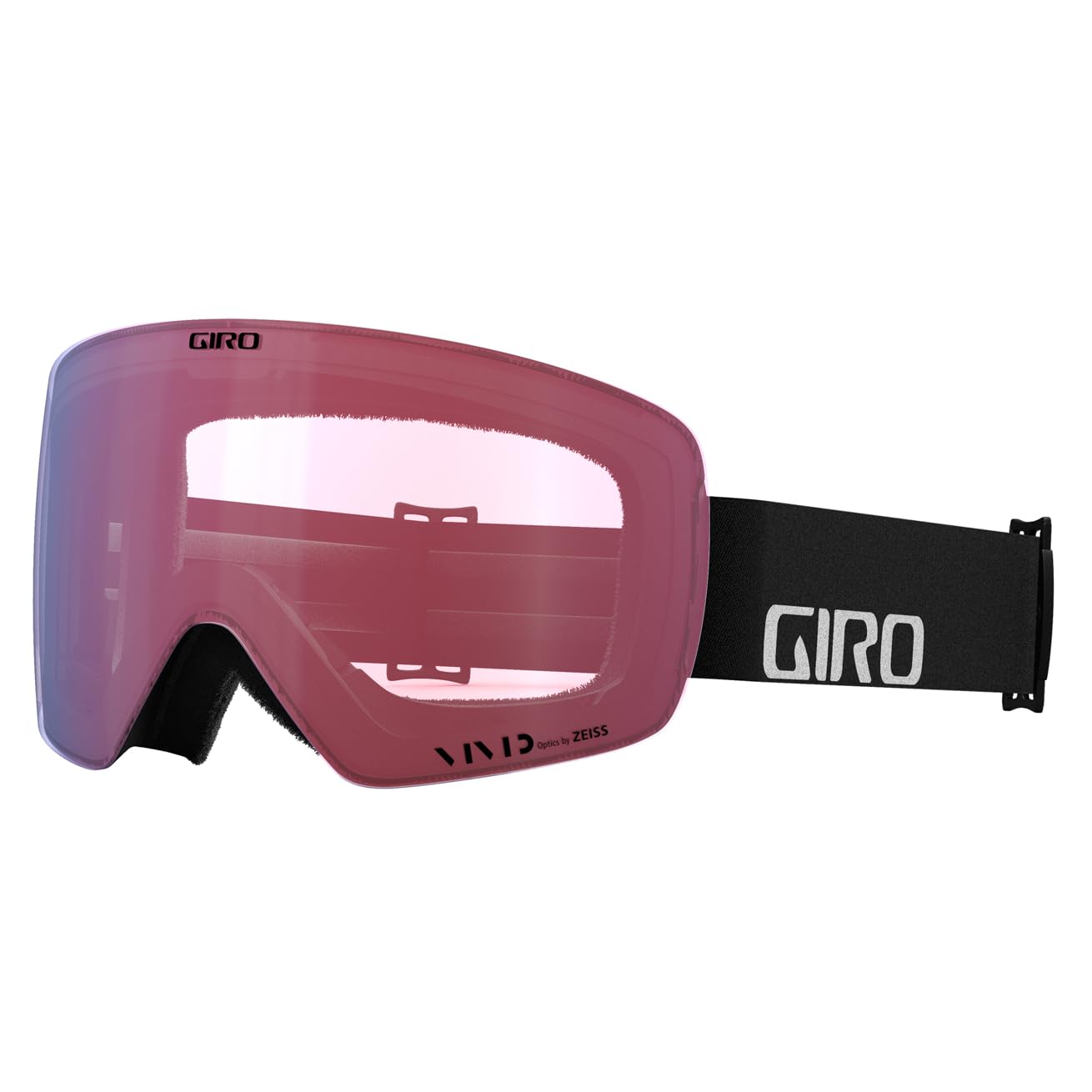 Giro Contour RS 2023 - Occhiali da neve con montatura nera con lenti a infrarossi Vivid Ember/Vivid Infrared Large
