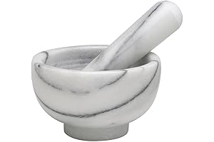 HIC Kitchen Mortar and Pestle Spice Herb Grinder Pill Crusher