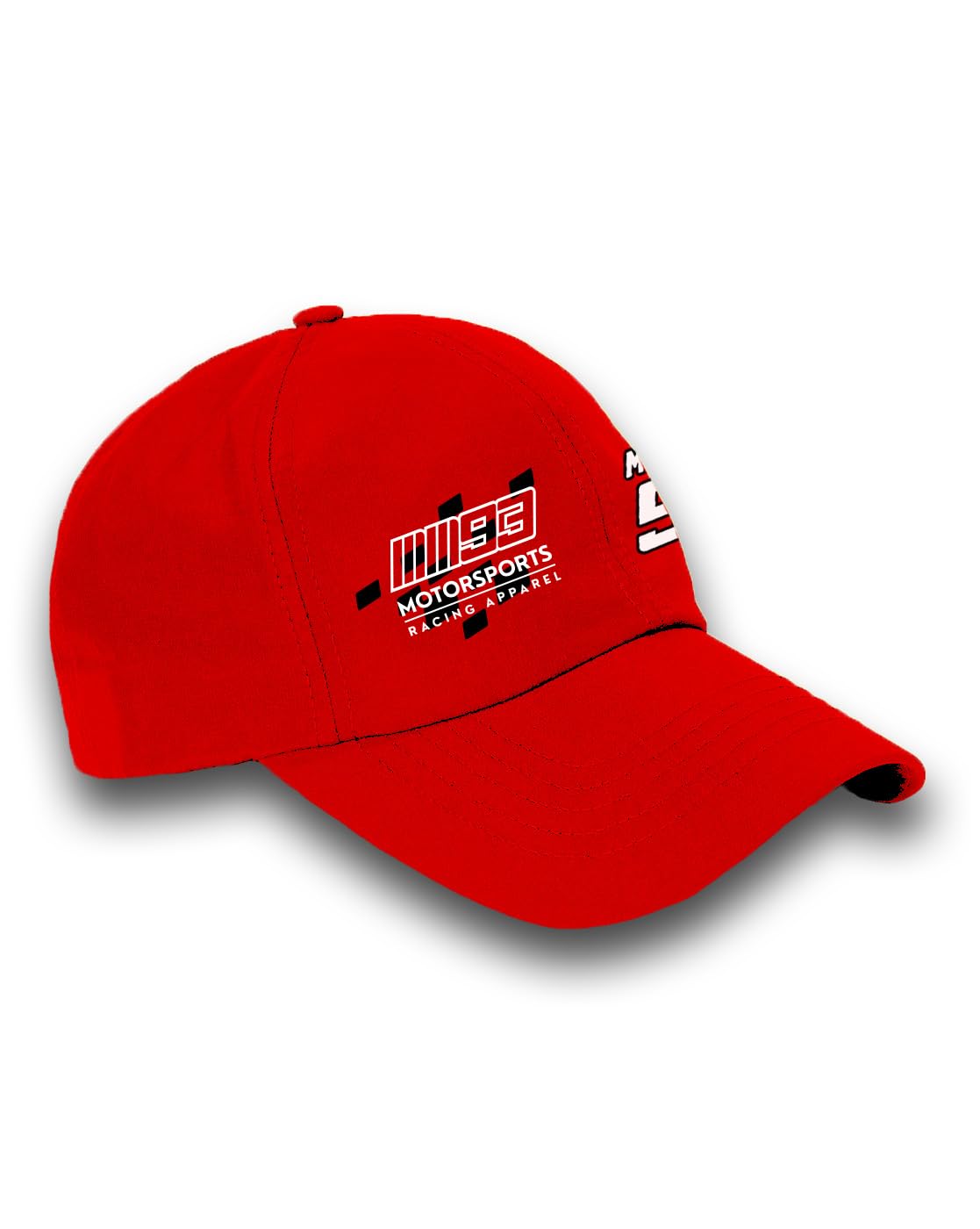 FBC 004 - Marqu ez Cap Mot oGPracing Funky - Biker with Motorcycle Logo - Adjustable Cap Red