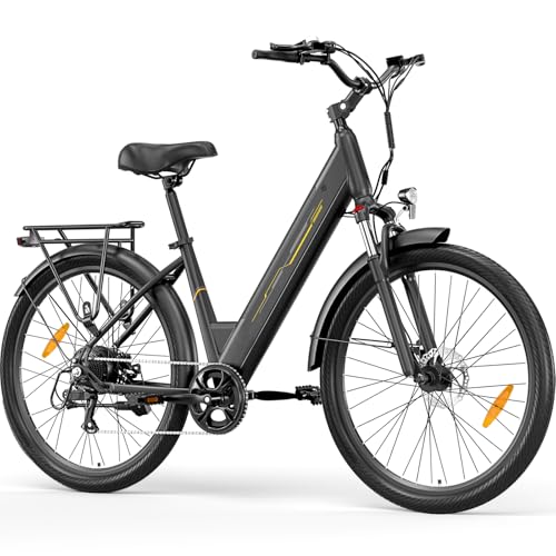 Junglor Vélo Électrique 27,5', Moteur 250W, Batterie...