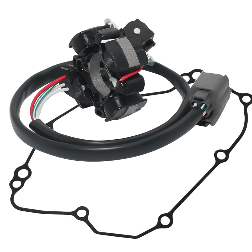 Stator Coil Rectifier Stator Gasket for Kawasaki 2006 KX450F KX450D6F,2007 KX450F KX450D7F,2008 KX450F KX450D8F Stator Coil Rectifier Stator Gasket Stator Coil 21003-0035 Stator Gasket 11061-0084