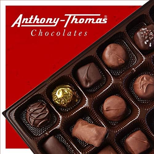 Anthony Thomas, Milk Chocolate English Toffee Gift Box, Rich Almond Butter Toffee (15 Count, Pack of 1) — view 3