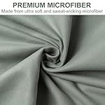 Camping Towel,2 Pack Microfiber Travel Sports Towel,Quick Dry - Super Absorbent - Ultra Compact -Ultra Soft - Lightweight.Suitable for Gym,Yoga,Trip,Beach, Shower, Backpacking,Pool(Army Green) - Image 4