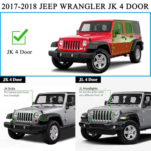 Image of COMNOVA Two-Stairs Running Boards for 2007-2018 Jeep Wrangler JK 4 Doors