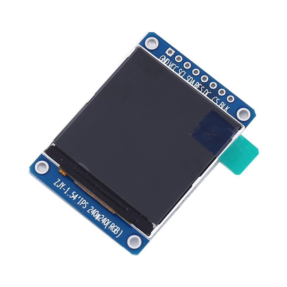 Module d'affichage LCD TFT, module d'affichage TFT-LCD RGB SPI de 1,54 pouce avec pilote ST7789, 240 x 240 pixels, 3,3 V, IPS-LCD