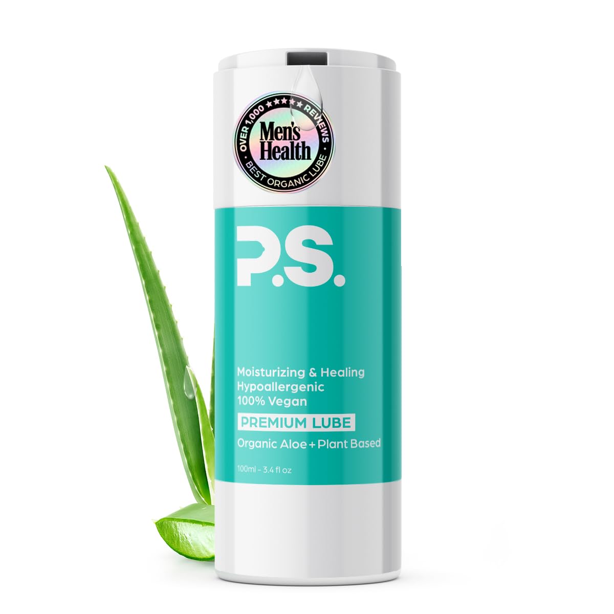 Amazon.com: PS Personal Lubricant - Organic Aloe & Plant Based Lube -  Clean, Vegan, & pH Balanced, Natural Water Based Lubrication