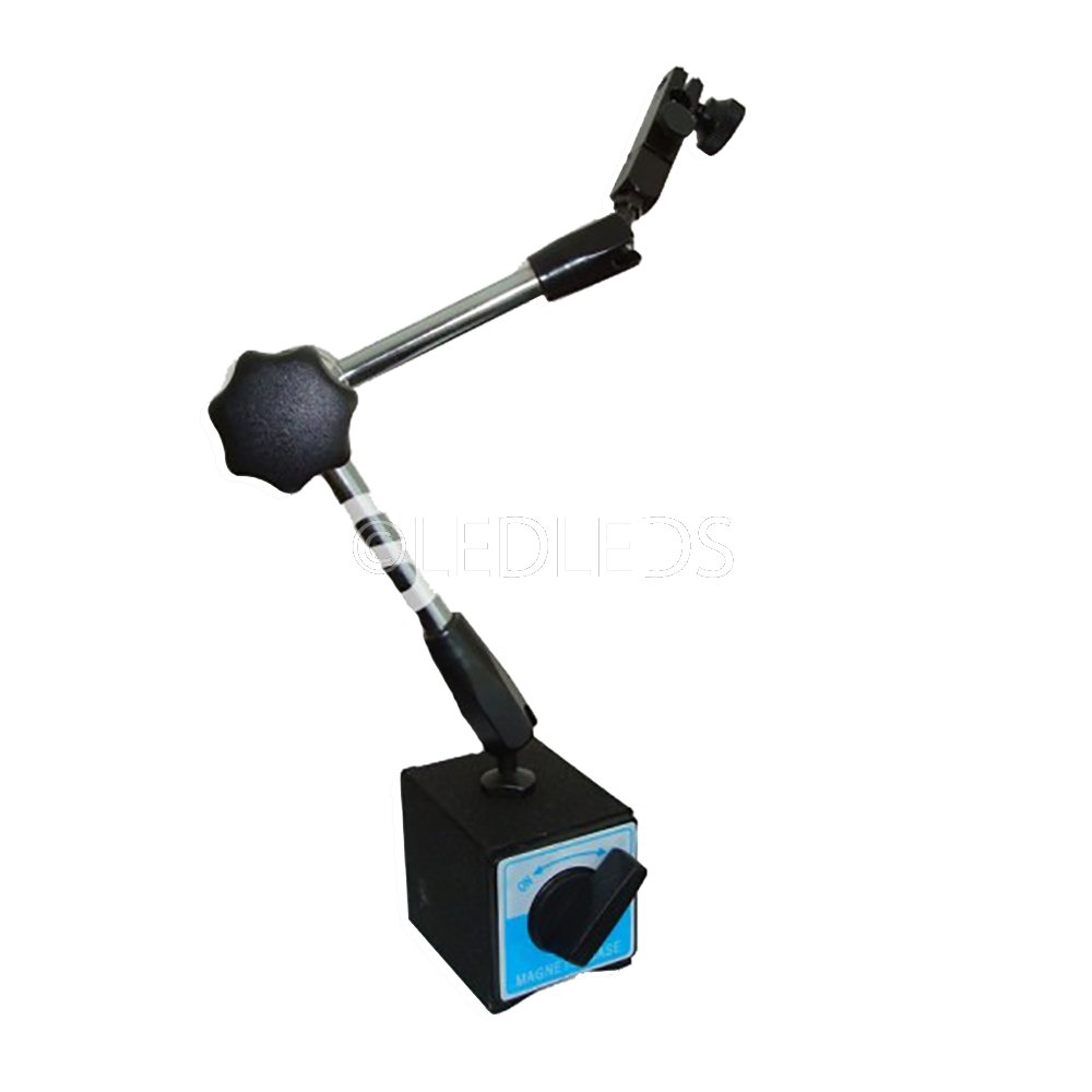 Base Magnetica Per Comparatore - Con Supporto Snodabile E Blocco Meccanico, Per Misure Di Precisione