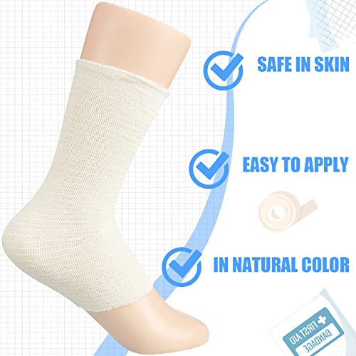 tondiamo cotton tubular stockinette gauze roll tubular arm stocking elastic leg stockinette tubing compression tube sleeve bandage for cast plaster comfort wear sweat absorbent 2 inch x 11 yard