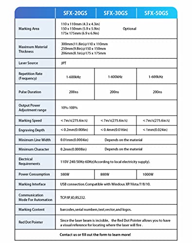 Us Stock 50W Jpt Fiber Laser Marking Machine Fiber Laser Engraver With 175×175Mm Lens And D80 Rotary Axis #TOP5