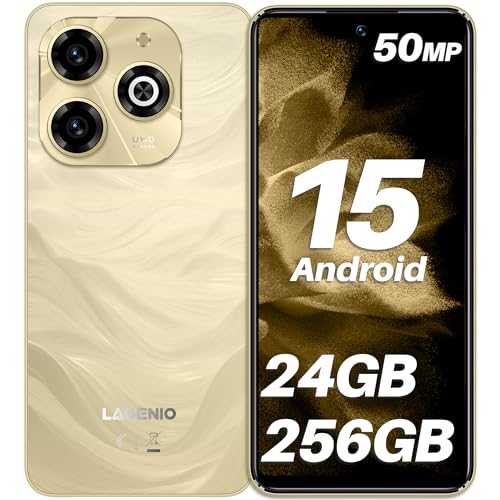 LAGENIO A11 Pro Teléfono Móvil Android 15 Gemini AI, T7250 Octa Core, 24GB+256GB Smartphone, 6.7