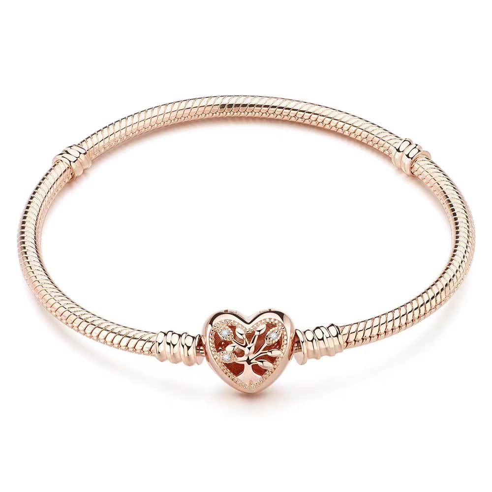 JEWBERYS925 Sterling Silver Snake Bracelet