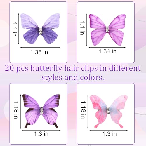 Pinzas de Mariposa Móviles Atoden, Pack de 20 miniatura 7