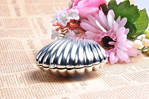 C.X.Y. 50pz Bomboniere Conchiglia Argentato Porta