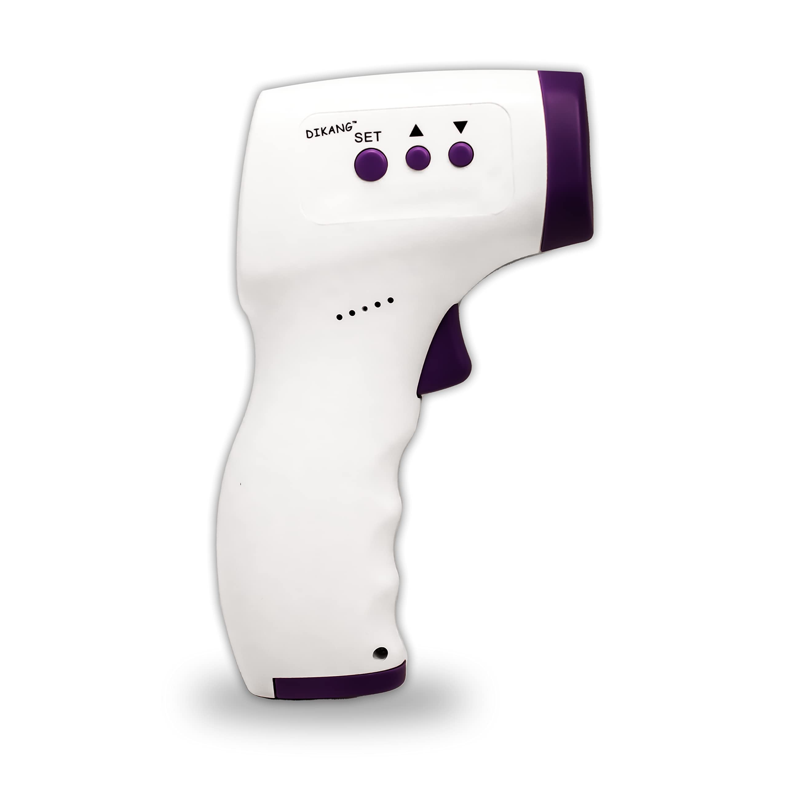 Termómetro infrarrojo digital sin contacto – Termómetro láser para detección de fiebre temperatura con pantalla – Luz verde, amarilla y roja – Uso médico, hogar, niños, empresa – Termoscanner