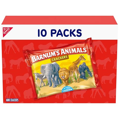 BARNUM'S Animal Crackers, 10 Snack Packs