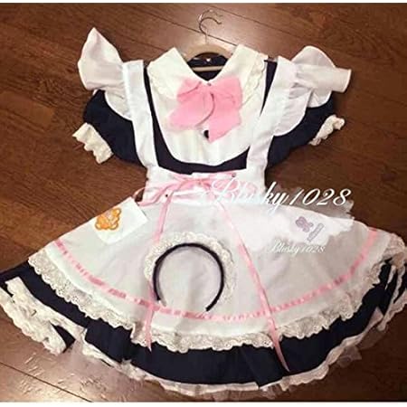 Amazon コスプレ衣装 めいどりーみん メイド服 髪飾り 靴下 オーダー自由 ディズニークリスマス ハロウィン イベント仮装 コスチューム コスプレ 仮装 通販