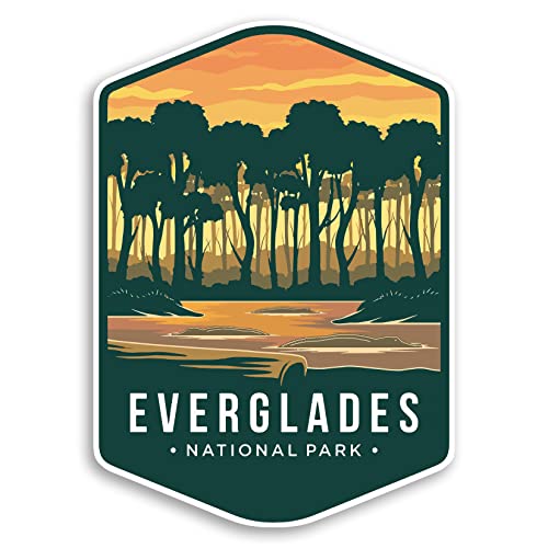 Image of Everglades National Park Sticker Decal Notebook Car Laptop 4 inchx5.5 inch (Color)