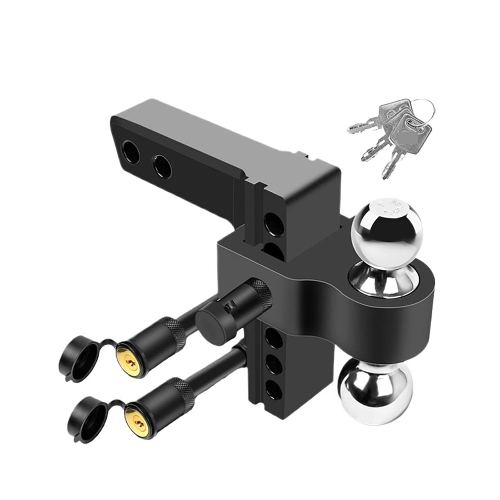 Attelage De Remorque Réglable 2 Pièces avec Récepteur 2"