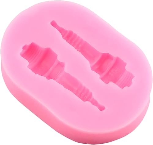 Miniatura 9 de ZiXiang Steampunk - Moldes de silicona para fondant, moldes de silicona para mango de grifo, moldes de chocolate para decoración de pasteles,