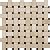 Simple Tile - Marble Mosaic Tile, "Basketweave Collection", 1"X2" Rectangle and Small Dot, 12"X12"X3/8", Polished (Sample Swatch, CMMM1WEA+E-P - Crema Marfil+Emperador Dark)