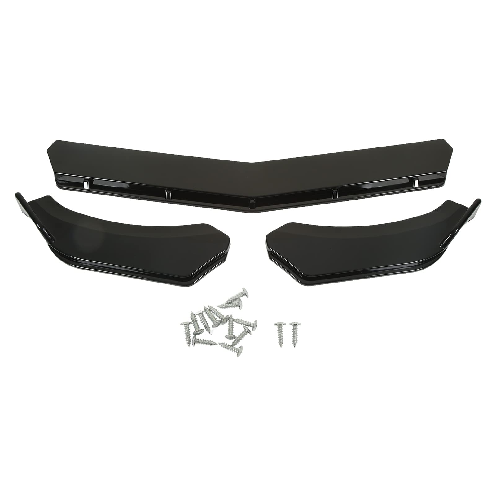 3 szt. Przedni zderzak LiP Chin Spoiler Regulacja Scratch ABS do samochodu