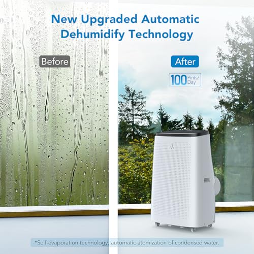 Image of Garvee 15000 BTU Portable Air Conditioner, 3-in-1 Indoor AC Unit with Cooling, Dehumidifier, Fan, 24-Hour Timer, Remote Control & Full Window Installation Kit - Cools Rooms Up to 850 Sq. Ft, 115V
