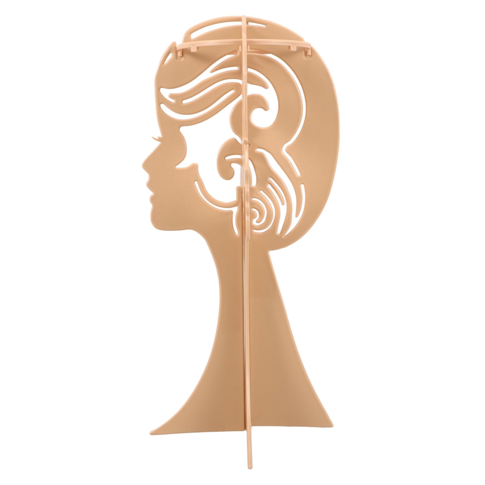 FOMIYES Wig Display Stand Stable Support Multi-functional Pp Material Wig Holder Space-saving Portable Hat St