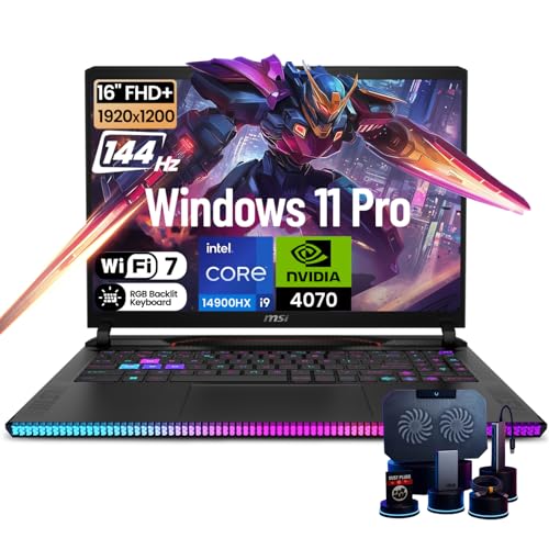 MSI GE68HX Raider Q[~Om[gp\R - 16C` FHD 144HzfBXvCAIntel 24RA i9-14900HX (ő5.8GHz)AGeForce RTX 4070A32GB DDR5A1TB SSDAobNC